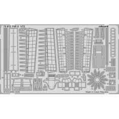 1/72 Grumman F4F-3 Wildcat Photo-etched Detail Set for Arma Hobby Kit