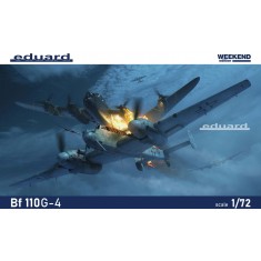 1/72 Messerschmitt Bf 110G-4 Twin Engine Heavy Fighter Aircraft [Weekend Edition]