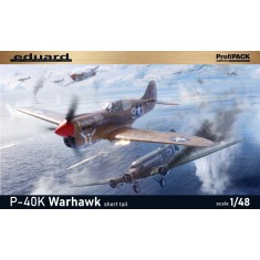 1/48 US P-40K Warhawk Short Tail Fighter Aircraft [ProfiPACK]