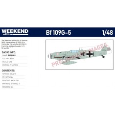 1/48 Messerschmitt Bf 109G-5 Fighter [Weekend Edition]