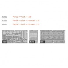 1/35 Panzer IV Ausf. H Super Detail Set for Academy kits