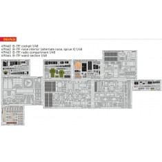 1/48 B-17F Flying Fortress Alternate Nose (Frame X) Part I Super Detail Set for Eduard