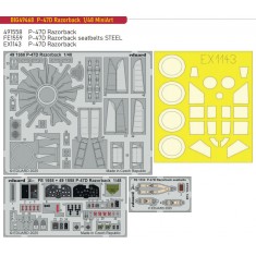 1/48 P-47D Thunderbolt Razorback Photo-etched Super Detail Set for MiniArt kits