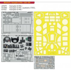 1/48 Hampden B Mk.I Photo-etched Super Detail set for ICM kits