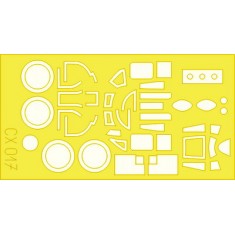 1/72 B-25H Mitchell Paint Mask for Hasegawa kit