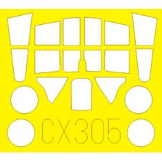 1/72 P-40B Paint Mask for Airfix kit