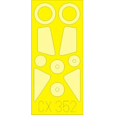 1/72 Convair F-102A Delta Dagger Paint Mask for Meng Models kit