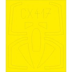 1/72 McDonnell Douglas F-4J Phantom II Paint Mask for Academy kit #12421