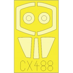 1/72 IAI Kfir C2/C7 Paint Mask for AMK kit