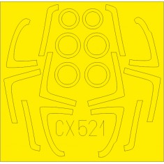 1/72 Mikoyan-Gurevich MiG-21MF TFace Paint Masks for Eduard kits