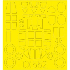 1/72 Petlyakov Pe-2 Paint Masks for Zvezda kits