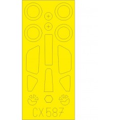 1/72 Sukhoi Su-39 Masking Sheet for Zvezda kits