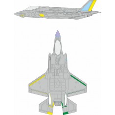 1/72 F-35A Lightning II Ram Coating Late Masking for Revell kits