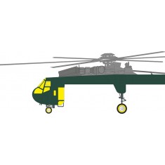 1/72 CH-54A Paint Mask for ICM kit