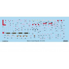 1/48 North American P-51D Mustang Stencils Decals for Eduard kits