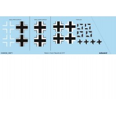 1/48 Focke-Wulf Fw 190A-4 National Insignia Decals for Eduard kits