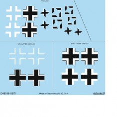 1/48 Focke-Wulf Fw 190A-5 National Insignia Decals for Eduard kits