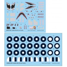 1/48 Supermarine Spitfire Mk.VIII Over Pacific Decals for Eduard kits