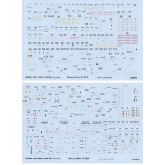 1/48 Mikoyan-Gurevich MiG-23MF/ML Stencils Decals for Trumpeter kits