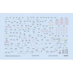 1/48 Mikoyan-Gurevich MiG-23BN Stencils Decals for Trumpeter kits