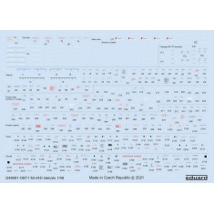 1/48 Mil Mi-24D Stencils Decals for Zvezda kits