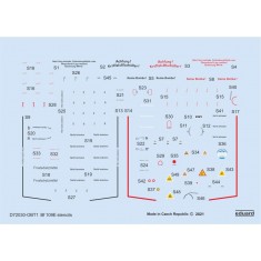 1/72 Messerschmitt Bf 109E Stencils Decals for Special Hobby/Tamiya/Airfix kits