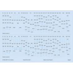 1/72 Sukhoi Su-7 Stencils Decals for ModelSvit kits