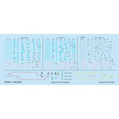1/72 Aero L-29 Delfin Stencils Decal for Eduard/AMK kits