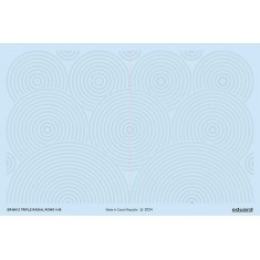 1/48 Triple Radial Rows Raised Rivets 3D Decal