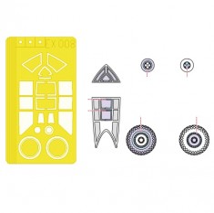 1/48 Republic P-47D-20 Thunderbolt Paint Mask for Tamiya kit