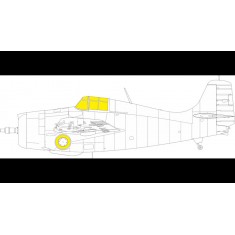 1/48 Grumman Wildcat FM-1 Tface Paint Masks for Eduard kits