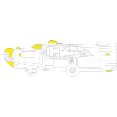 1/48 Consolidated B-24J Liberator Canopy Masking for HobbyBoss kits