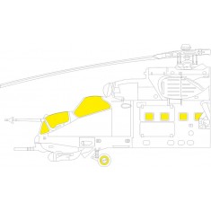 1/48 Mil Mi-24P Canopy Mask for Trumpeter kits