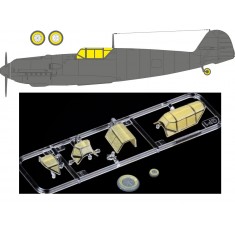 1/48 Messerschmitt Bf 109E-3 Mask for Hobby Boss kits