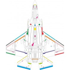 1/48 F-35C RAM Panels Paint Masks for Tamiya kits