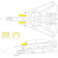 1/48 Grumman F-14D Tomcat Masking for Great Wall Hobby kits