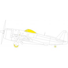 1/48 P-47N Thunderbolt Paint Masks for MiniArt kits