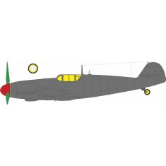1/48 Messerschmitt Bf 109G-6 Late Framed Canopy Masking for Tamiya Kit