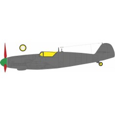 1/48 Messerschmitt Bf 109G-6 Late Erla Canopy Masking for Tamiya Kit