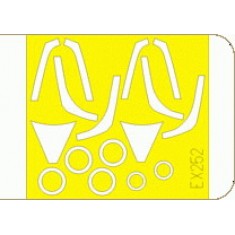 1/48 F-16C Block 25 Paint Mask for Tamiya kit