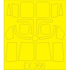 1/48 Westland Lynx HMA.8 Helicopter Paint Mask for Airfix kit