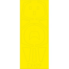 1/48 Alpha Jet Paint Mask for Kinetic kit