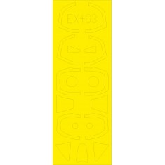 1/48 Fouga CM.170 Magister Paint Mask for AMK Hobby kit #88004