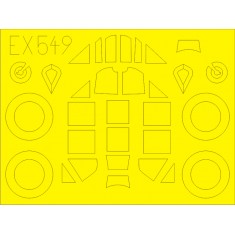 1/48 Messerschmitt Bf 109F-2 Paint Mask for Eduard kit #82115
