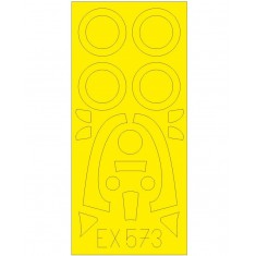 1/48 Sea Fury FB.11 Paint Masks for Airfix kits