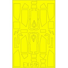 1/48 Messerschmitt Bf 109G-14 TFace Painting Masks for Eduard kits