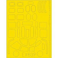 1/48 North American B-25G Mitchell Paint Masks for Italeri kits