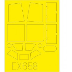 1/48 Yakovlev Yak-1b Paint Masks for Zvezda kits