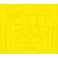1/48 Douglas A-26B Invader Paint Masking for ICM kits