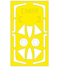 1/48 Hawker Hunter F.4/F.5 Tface Paint Masking Sticker Sheets for Airfix kits